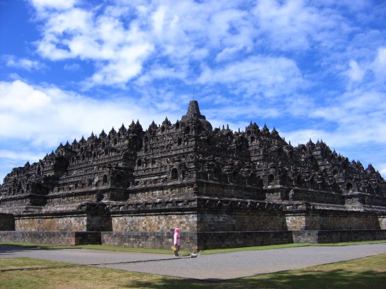 The Giant Ancient Buddhist Temple - Borobudur